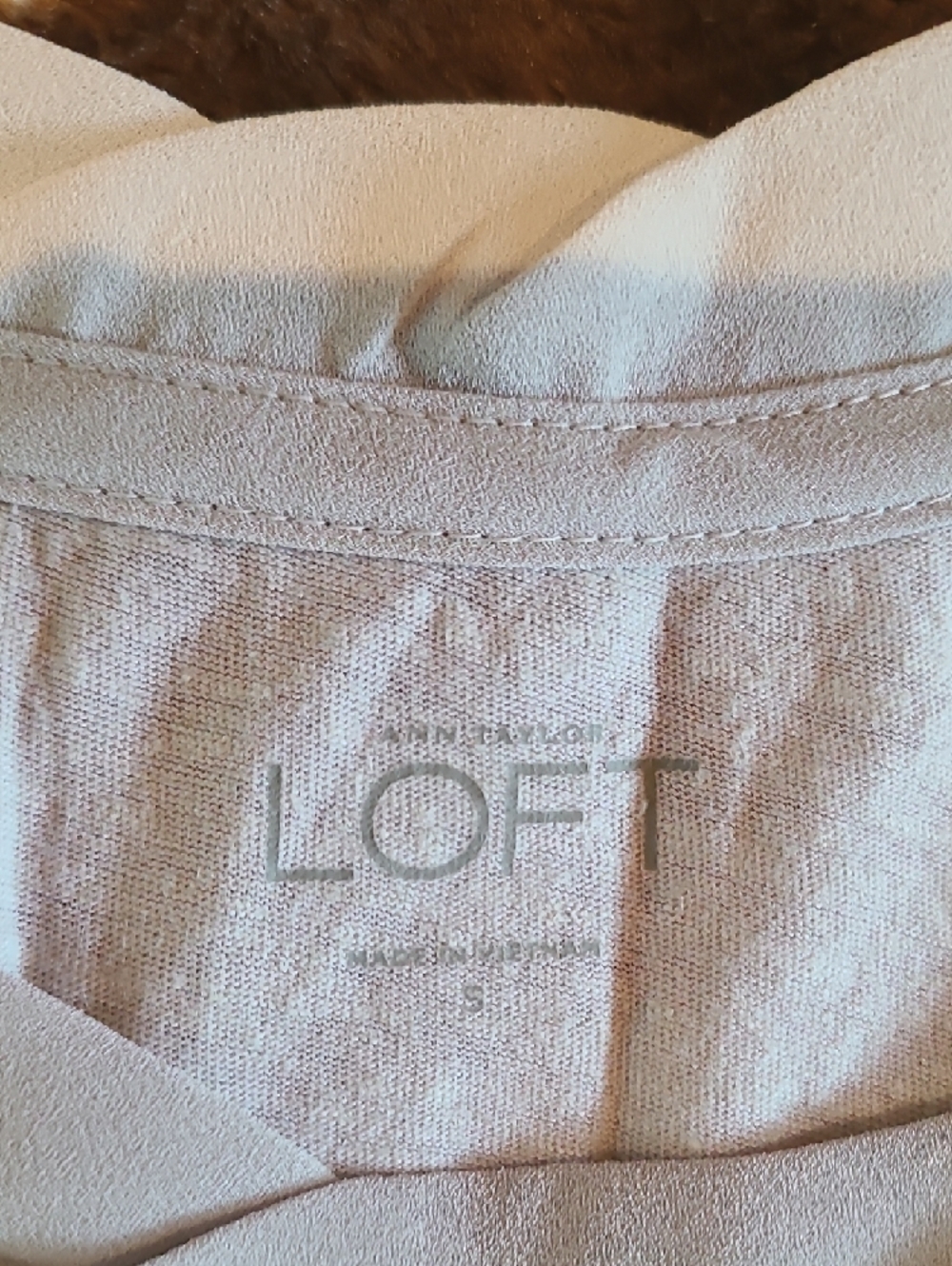 LOFT Light Green/Gray Tank Top Pocket Tank - Picture 2 of 6